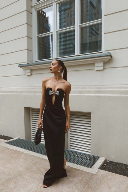 Noir Grace Maxi Dress