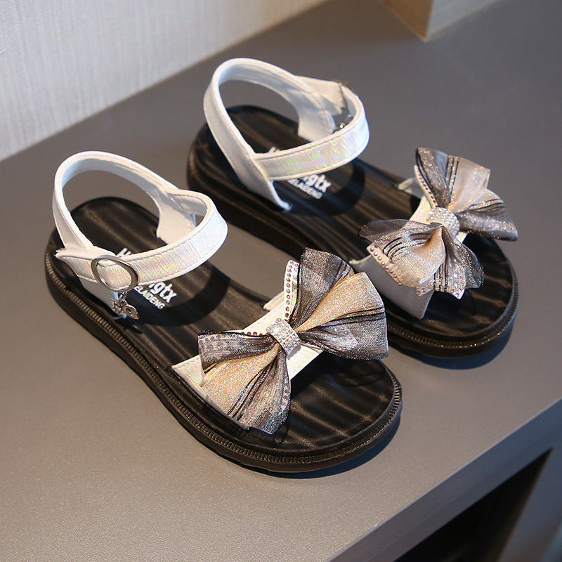 Zapatos de moda para niños y niñas con lazo