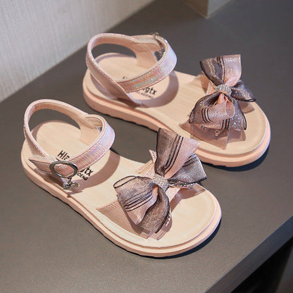 Zapatos de moda para niños y niñas con lazo