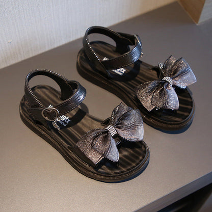 Zapatos de moda para niños y niñas con lazo