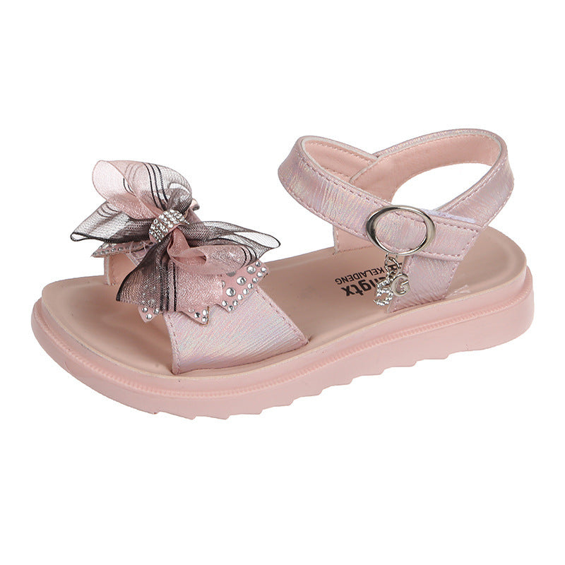 Zapatos de moda para niños y niñas con lazo