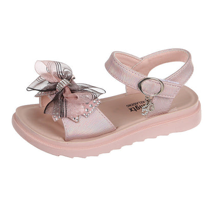 Zapatos de moda para niños y niñas con lazo