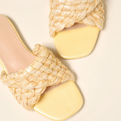 One-legged Sandals And Slippers Candy Color Women