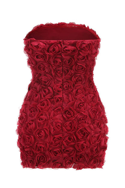 Blossom Flame Midi Dress