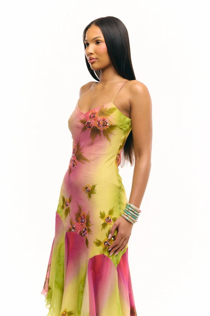 El vestido midi Coral Gown