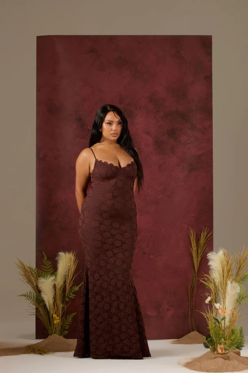 Leah Lace Maxi Dress
