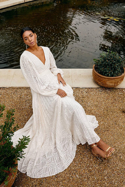Allegory Elsa Cream Maxi Dress