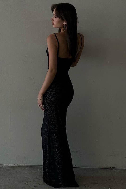Vestido midi susurrado