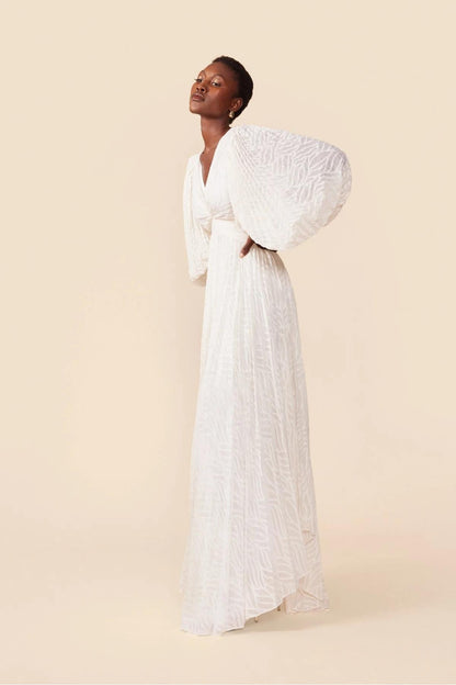 Allegory Elsa Cream Maxi Dress