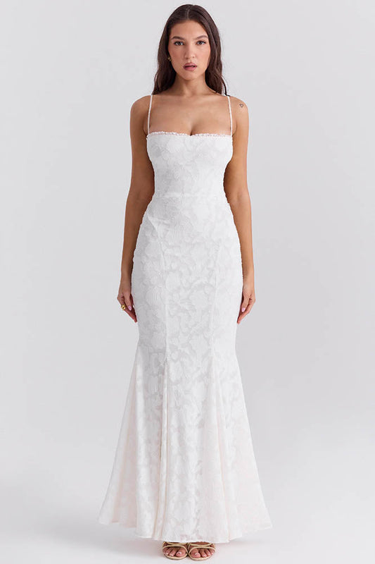 Tied Allure – Backless Slim Dress