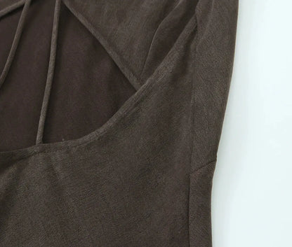 Vestido de cacao