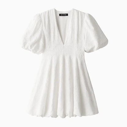 Vestido de marfil