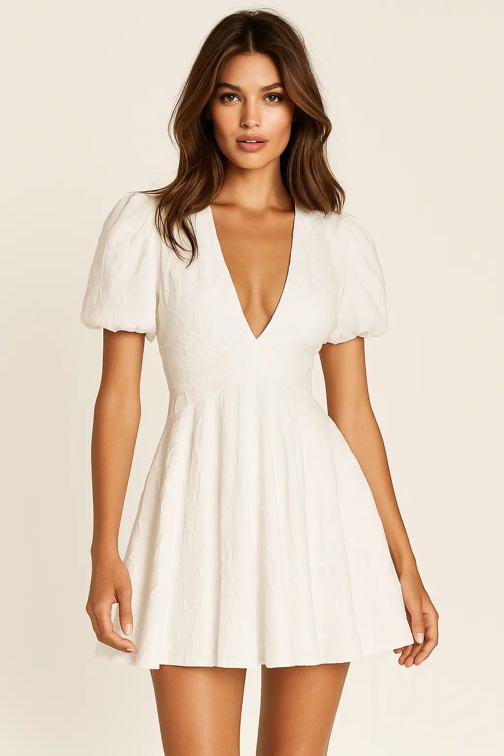 Vestido de marfil