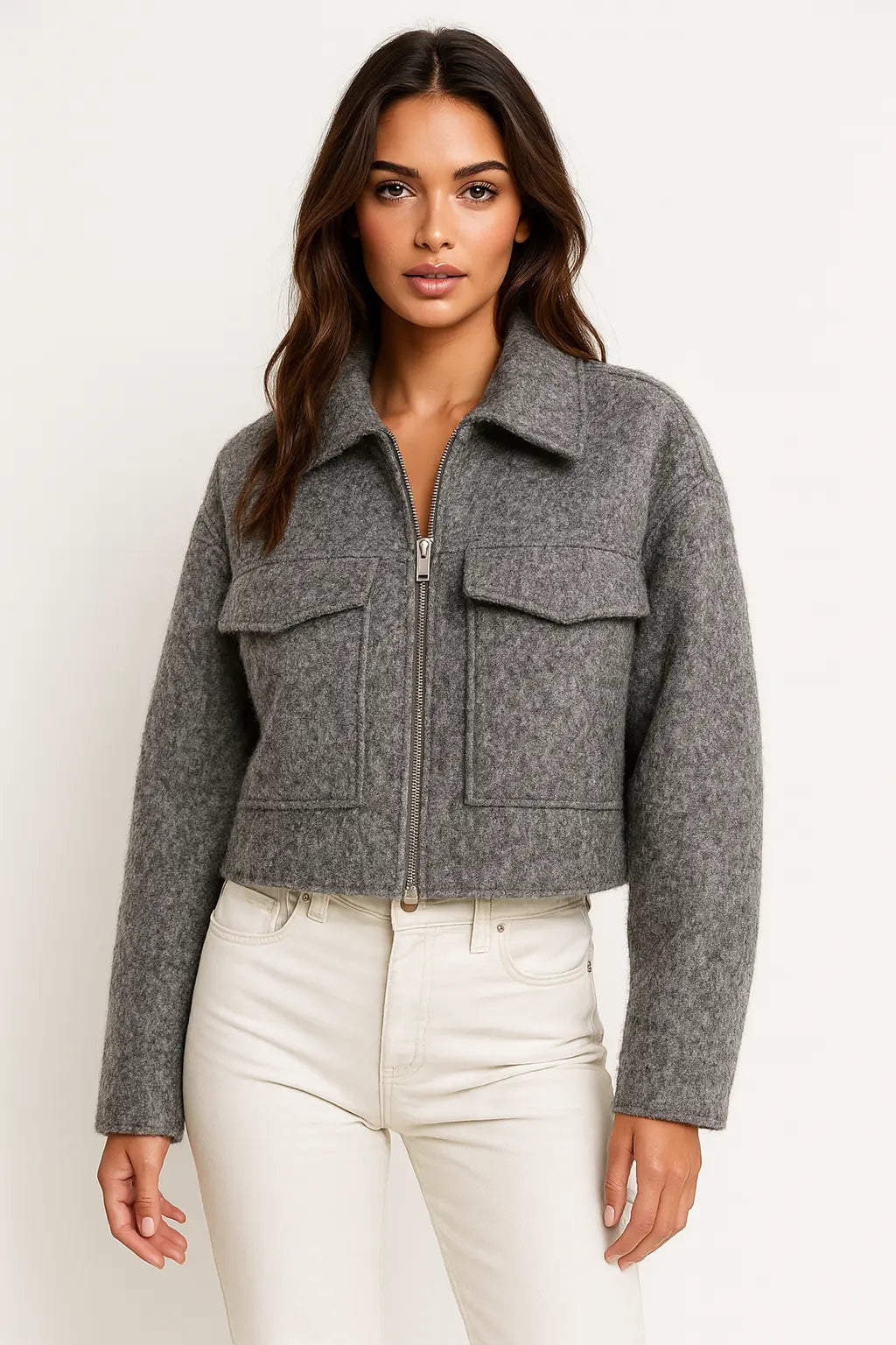 Short Tweed Coat