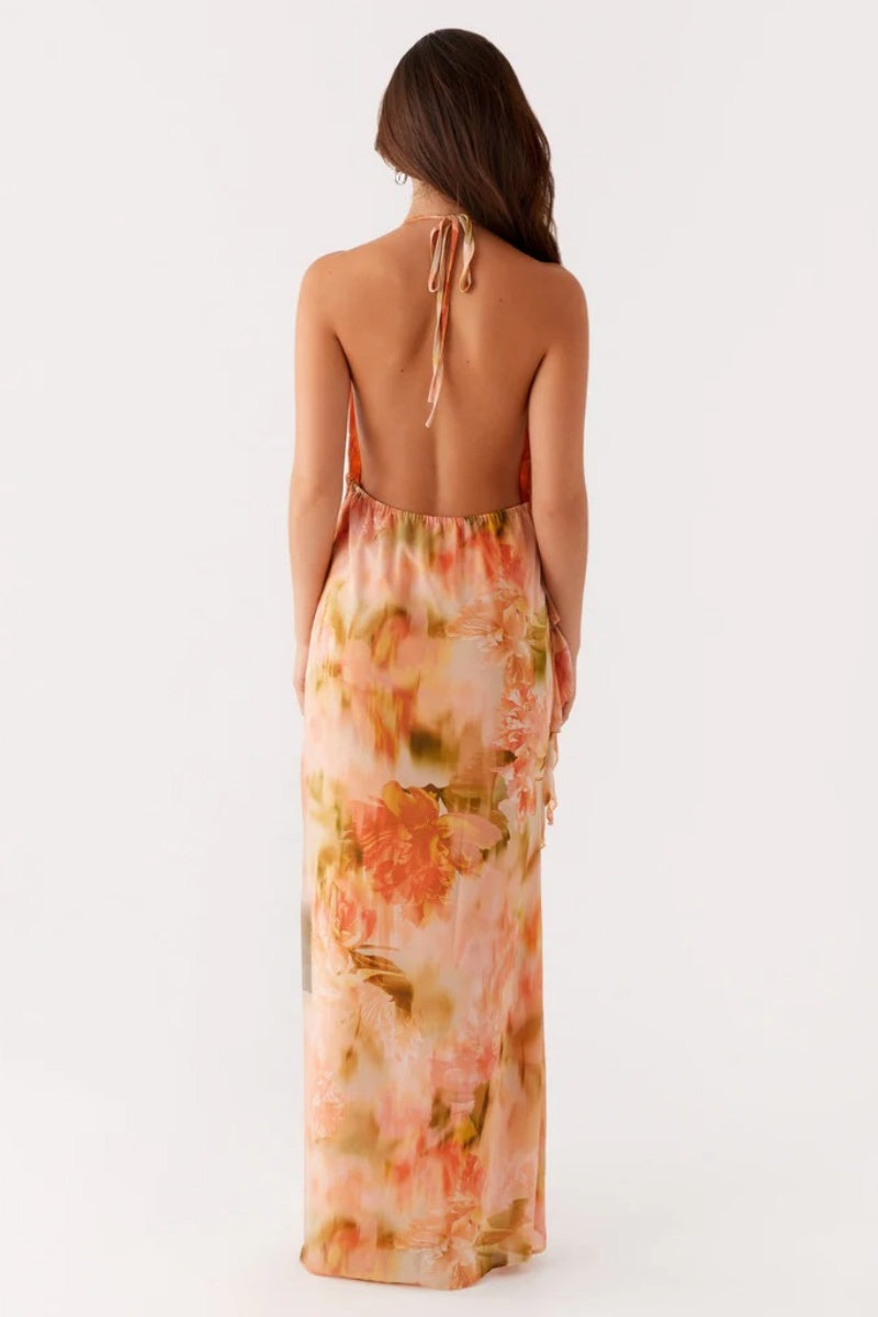 Exclusivo de Peppermayo - Vestido largo de tirantes Diedre Rose