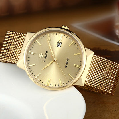 Unique Women's Watch 18k Gold Plated