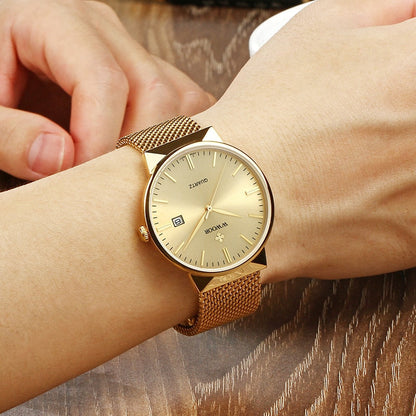 Unique Women's Watch 18k Gold Plated