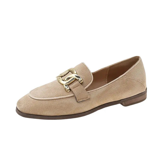 Vintage Flat Suede Loafers