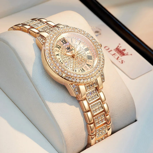 OLEVS Women's Studded Watch