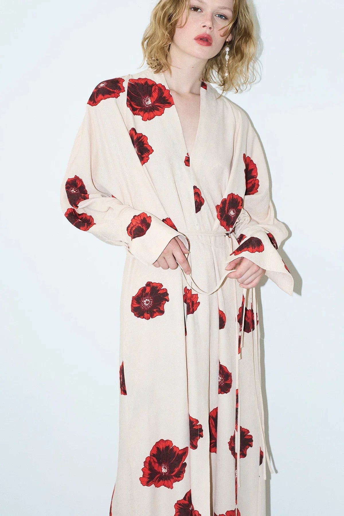 Sahara Print Kimono Dress